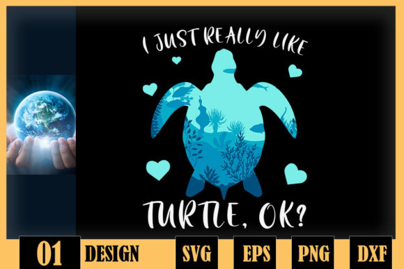 I Just Really Loves Turtles Ok Turtle Graphics for Crafts