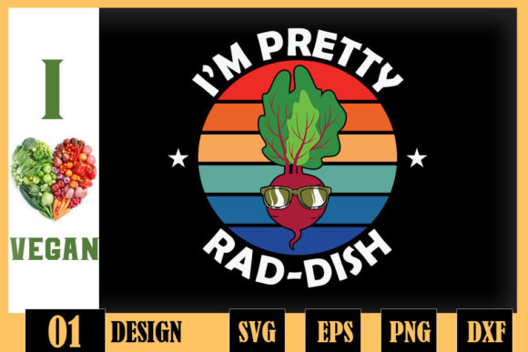 Im Pretty Radish Vegan Vegatable Design Review